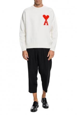 Logo-embroidered sweater, zdjęcie 2 Logo-embroidered sweater od Ami Alexandre Mattiussi